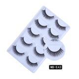 3D 5 Pairs Mink Eyelashes