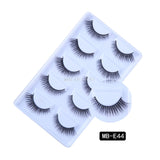 3D 5 Pairs Mink Eyelashes