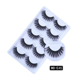 3D 5 Pairs Mink Eyelashes