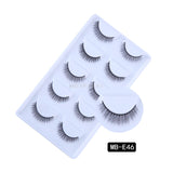 3D 5 Pairs Mink Eyelashes