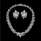 Wedding Engagement Bridal Real Sterling Silver  Jewelry Sets