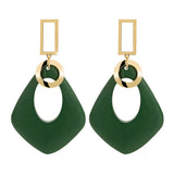 Silver Needle Earrings Women Long New Exaggerated