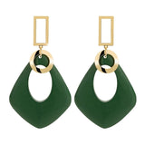 Silver Needle Earrings Women Long New Exaggerated