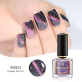 BORN PRETTY 3D Magnetic Glitter Nail Polish 6ml Holographic Chameleon Cat Eye Nail Varnish Nail Lacquer Black Base Needed