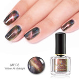 BORN PRETTY 3D Magnetic Glitter Nail Polish 6ml Holographic Chameleon Cat Eye Nail Varnish Nail Lacquer Black Base Needed