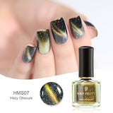 BORN PRETTY 3D Magnetic Glitter Nail Polish 6ml Holographic Chameleon Cat Eye Nail Varnish Nail Lacquer Black Base Needed
