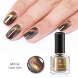 BORN PRETTY 3D Magnetic Glitter Nail Polish 6ml Holographic Chameleon Cat Eye Nail Varnish Nail Lacquer Black Base Needed