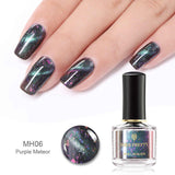 BORN PRETTY 3D Magnetic Glitter Nail Polish 6ml Holographic Chameleon Cat Eye Nail Varnish Nail Lacquer Black Base Needed