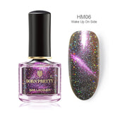 BORN PRETTY 3D Magnetic Glitter Nail Polish 6ml Holographic Chameleon Cat Eye Nail Varnish Nail Lacquer Black Base Needed
