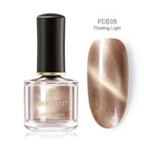 BORN PRETTY 3D Magnetic Glitter Nail Polish 6ml Holographic Chameleon Cat Eye Nail Varnish Nail Lacquer Black Base Needed