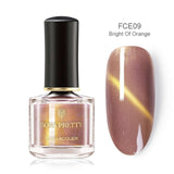 BORN PRETTY 3D Magnetic Glitter Nail Polish 6ml Holographic Chameleon Cat Eye Nail Varnish Nail Lacquer Black Base Needed