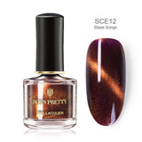 BORN PRETTY 3D Magnetic Glitter Nail Polish 6ml Holographic Chameleon Cat Eye Nail Varnish Nail Lacquer Black Base Needed