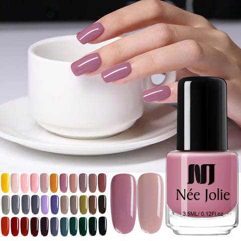 Coffee Gray Red Series Nail Varnich Pure Nail Color Nail Art Polish