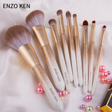 10 pcs Makeup Brushes Set