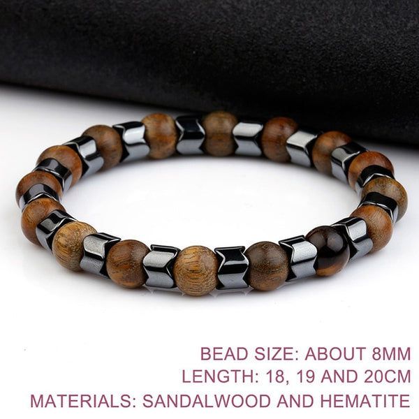 Natural stone Hematite Bracelet