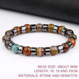 Natural stone Hematite Bracelet