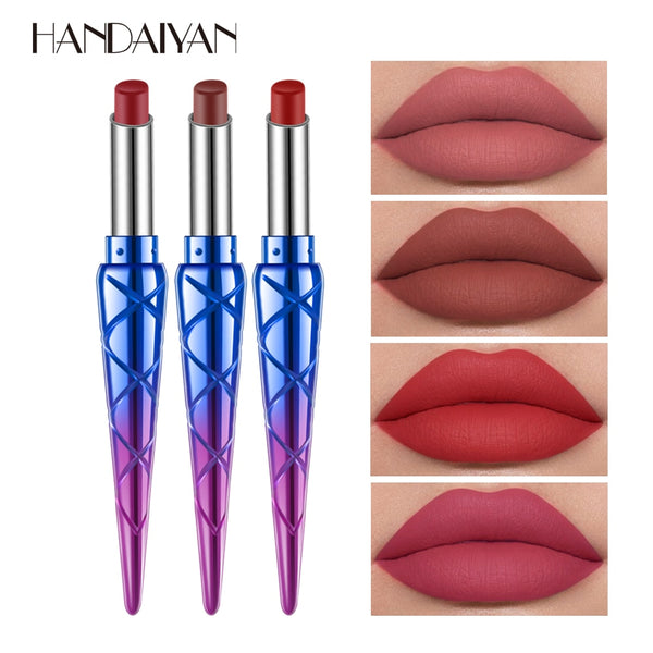 Matte Lipstick Waterproof Lips Makeup Long Lasting Lipstick Matte Red Rouge